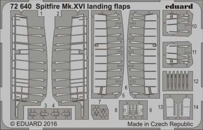 Eduard 72640 Spitfire Mk.XVI landing flaps 1/72