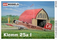 Avi Models 72028 Klemm 25a I (4x camo) 1/72