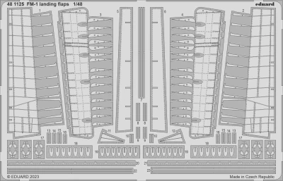 Eduard 481125 SET FM-1 landing flaps (EDU) 1/48