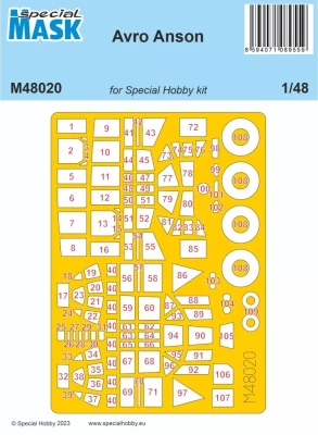 Special Hobby M48020 Mask for Avron Anson (SP.HOBBY) 1/48