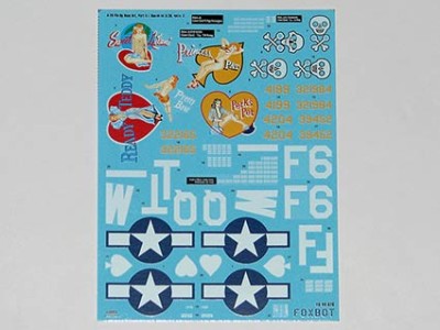 Foxbot Decals FBOT48020A Douglas A-20 Boston &quot;Pin-Up Nose Art&quot; Part 2 (Stencils not included) 1/48