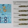 Foxbot Decals FBOT48020A Douglas A-20 Boston "Pin-Up Nose Art" Part 2 (Stencils not included) 1/48