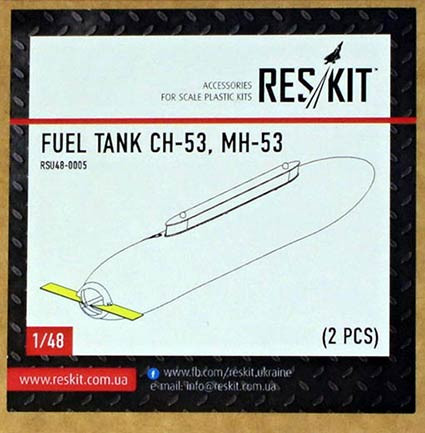 Reskit RSU48-0005 Fuel tank CH-53, MH-53 (2 pcs.) 1/48