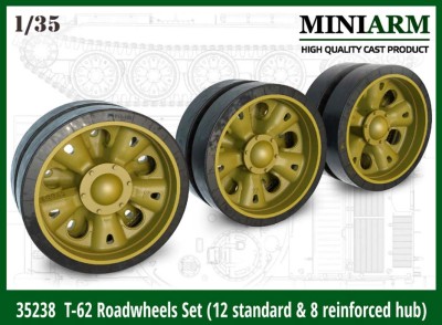 Miniarm 35238 Катки T-62 1/35