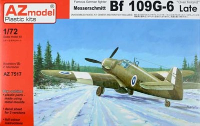 AZ Model 75017 Messerschmitt Bf 109G-6 Late (3x camo) 1/72