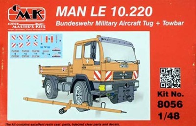 CMK 8056 MAN LE 10.220 Military Airport Tug + towbar