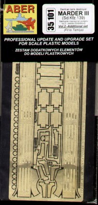 Aber 35101 Marder III Sd.Kfz.139 - Vol.2 - basic set (designed to be used with Tamiya kits) 1/35