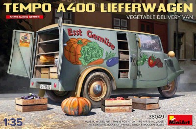 Miniart 38049 Tempo A400 Lieferwagen Vegetable Delivery Van 1/35