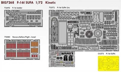 Eduard BIG07268 F-16I SUFA 1/72