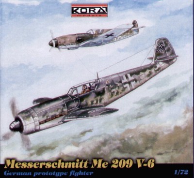 Kora Model 7299 Me 209 V-6 German prototype fighter 1/72