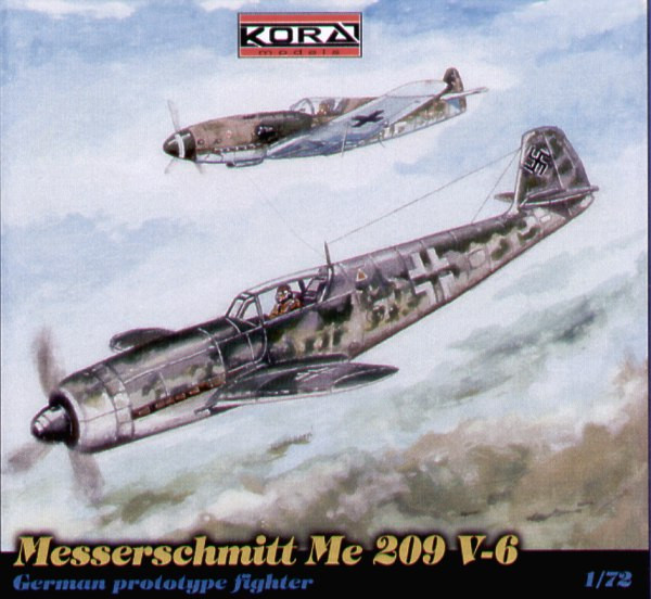 Kora Model 7299 Me 209 V-6 German prototype fighter 1/72