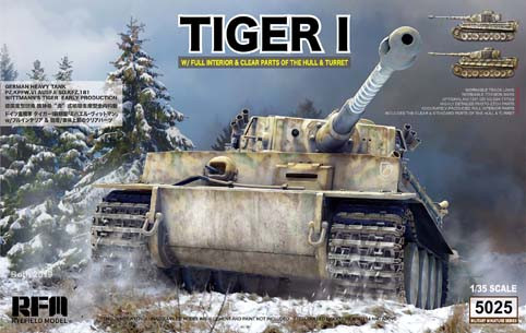 RFM 5025 Tiger I Early Production Wittmann 1/35