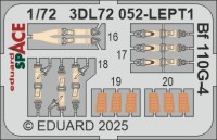 Eduard 3DL72052 Bf 110G-4 SPACE (EDU) 1/72