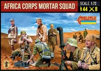 Strelets STR28072 Africa Korps Mortar Squad 1/72