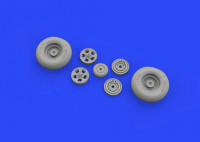 Eduard 632127 Spitfire Mk.IX wheels 5spoke w/smooth tire 1/32