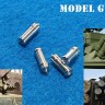 Model Gun MG-3556 Система 902А/Б "Туча" (заряженная), комплект 4 шт, дымовые гранатометы для танков СССР и России 1/35