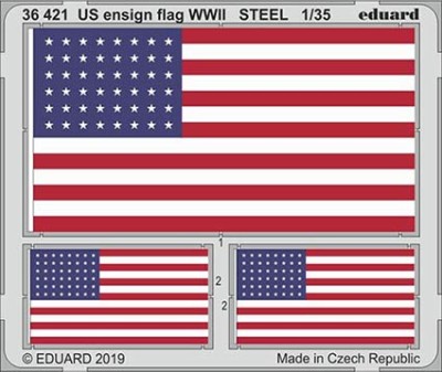 Eduard 36421 SET US ensign flag WWII STEEL