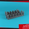 Armory ARAW14403 Handley-Page Victor B.2/K.2 - wheels with weighted tires/tyres 1/144