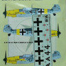 Kora Model DEC7296 Bf 109 G-2 (Croat. Air Legion) Part 3 декали декали 1/72