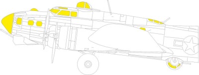 Eduard EX822 Mask B-17G TFace (HKM) 1/48