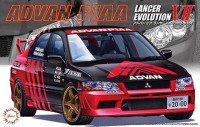 Fujimi F-04762 ADVAN PIAA MITSUBISHI Lancer Evolution VII 1/24