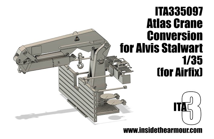 Inside the Armour ITA335097 Alvis FV622 STALWART Atlas Crane Conversion 1/35