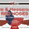 Dk Decals 32041 Spitfire & Messerschmitt RED NOSES (3x camo) 1/32