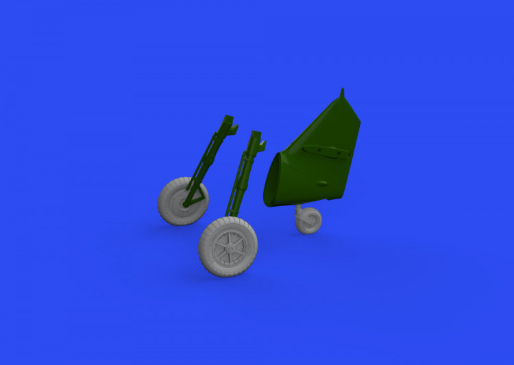 Eduard 648720 BRASSIN Bf 109G-4 wheels (EDU) 1/48