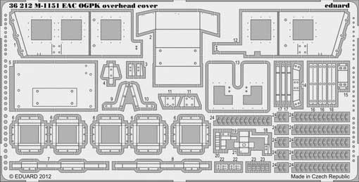 Eduard 36212 M-1151 EAC OGPK overhead cover