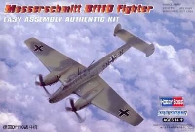 Hobby Boss 80292 Самолет Messerschmitt Bf110 Fighter (Hobby Boss) 1/72