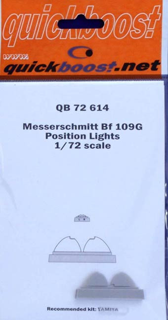 QuickBoost QB72614 Bf 109G position lights (TAM) 1/72