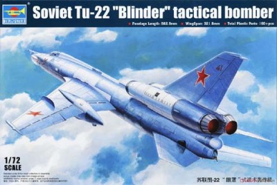 Trumpeter 01695 Tu-22 &quot;Blinder&quot; tactical bomber 1/72