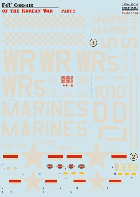 Print Scale 32-034 F4U Corsair in Korean War Part 2 1/32
