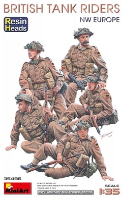 Miniart 35496 British Tank Riders NW Europe (5 fig.) 1/35