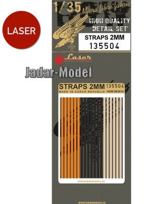 HGW 135504 Straps 2mm - Belts 1/35