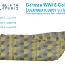 Quinta Studio QL32001 Германский WWI 5-цветный Лозенг (верхние поверхности) 1/32