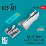 Reskit U48388 F/A-18 'Hornet' (A,B,C,D & CF-18) wheel bays 1/48