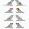 Model Maker Decals D48175 Belgian General-Dynamics F-16A/F-16B Squadrons generic set 1/48