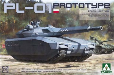 Takom 2127 Polish PL-01 Prototype light tank 1/35