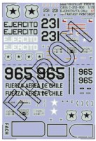 Frrom-Azur FROX11 CASA C-212-300 Chile (231 EJERCITO and 965 FACH) A7 size, Spanish and English 1/72