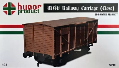 Hunor Product 72218 MAV Railway Carriage Closed (3D Printed) 1/72