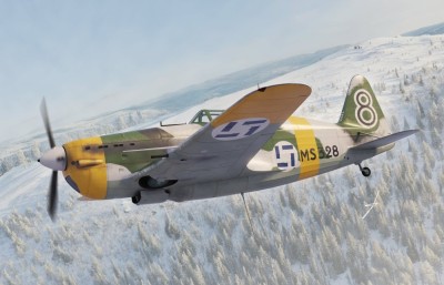 Dora Wings 48057 Morane-Saulnier MS.406C.1 Finnish Aces 1/48
