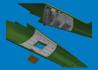 Eduard 6481162 Brassin S-199 Radio Compartment Print (Edu) 1/48