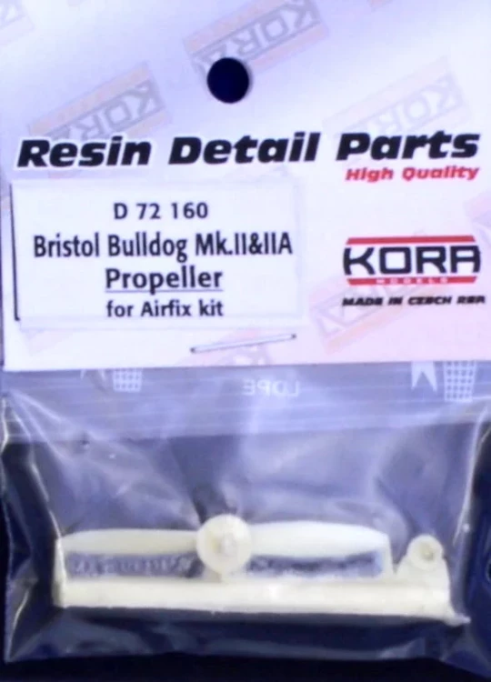 Kora Model D72160 Bristol Bulldog Mk.II/II.A propeller (AIRFIX) 1/72