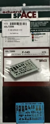 Eduard 3DL72086 F-14D SPACE (TAM) 1/72