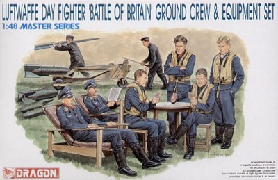 Dragon 5532 Luftwaffe day fighter pilots, ground crew &amp; equipment (&quot;Battle of Britain&quot;)