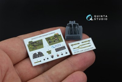 Quinta Studio QD+72212 P-40M Warhawk (Academy) (с 3D-печатными деталями) 1/72