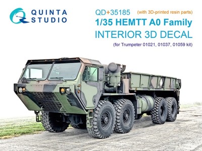 Quinta studio QD+35185 для семейства HEMTT A0 (Trumpeter) (с 3D-печатными деталями) 1/35