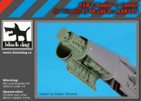 Blackdog A48109 F-18 C radar+canon (KIN) 1/48