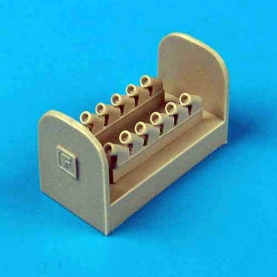QuickBoost QB72240 Spitfire Mk. XIV exhaust - round 1/72